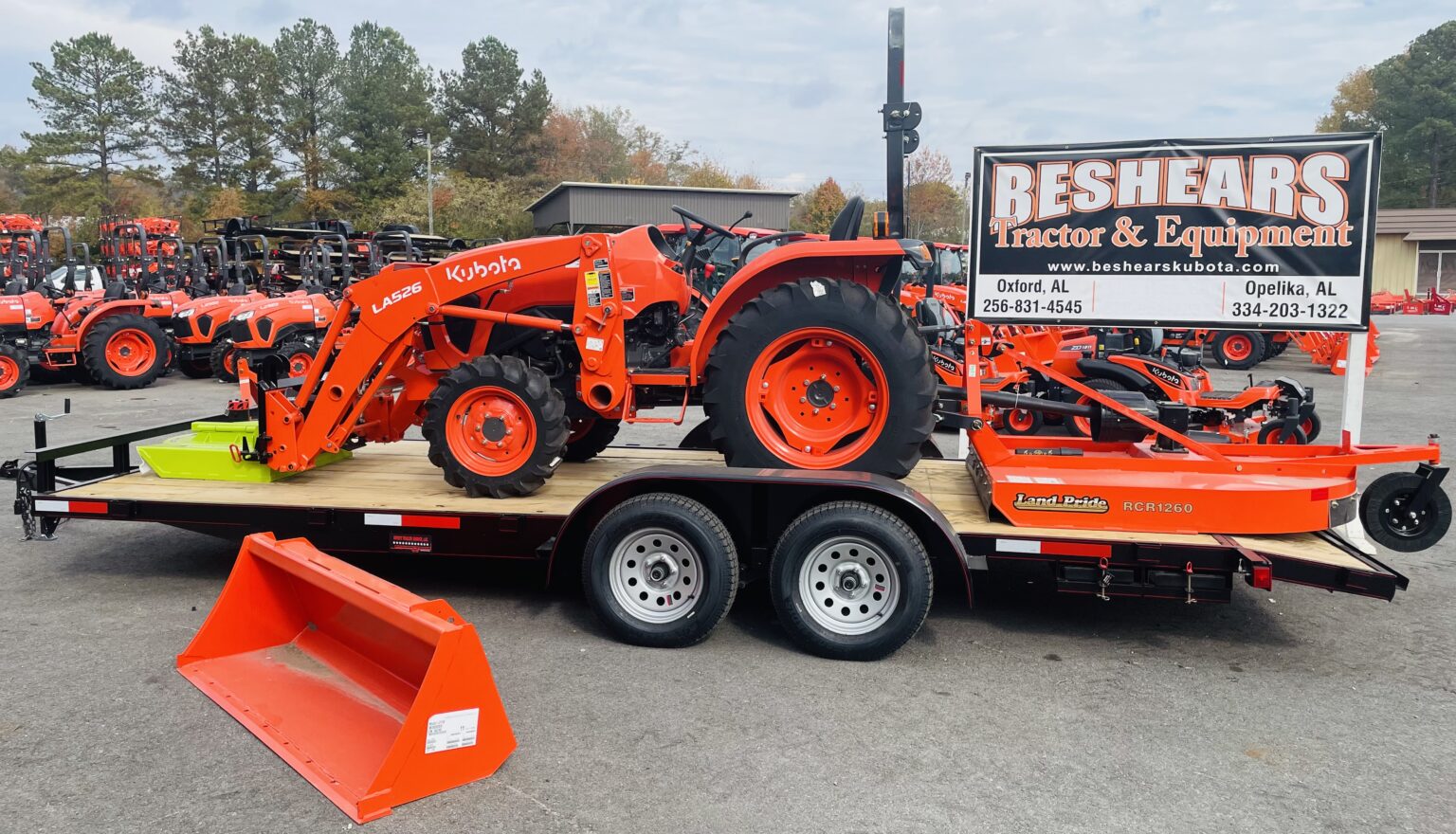 Kubota L Hst Lane Shark Package Beshears Tractor Equipment