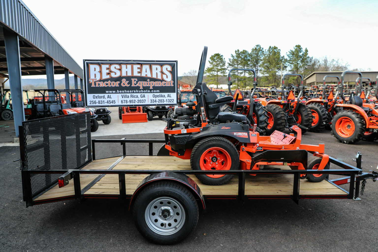 Kubota Z781KWTi-60 Trailer Package Deal - Beshears Tractor & Equipment