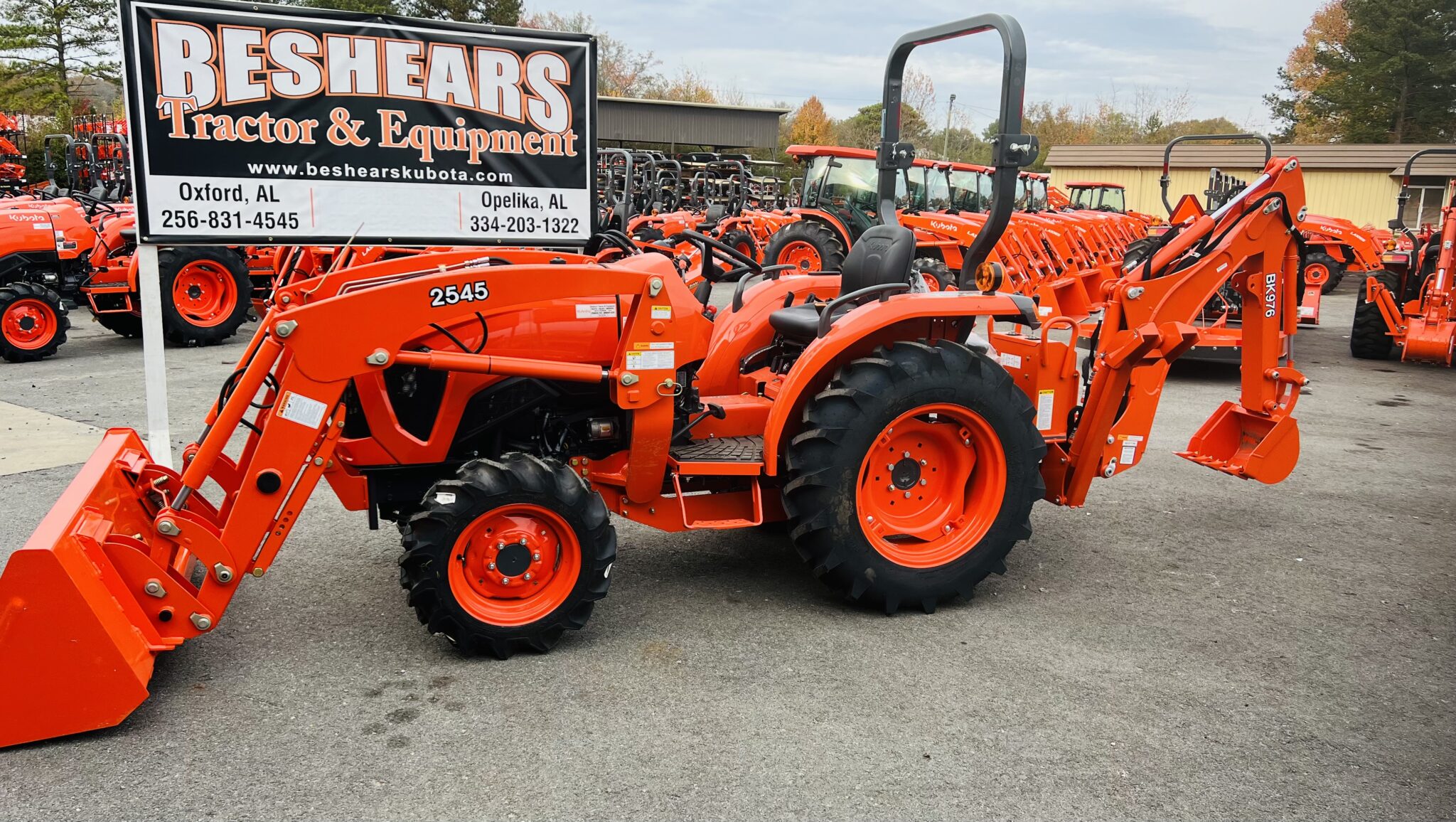 Kubota L2502DT ANSUNG 2545 LOADER BK976 BACKHOE PACKAGE - Beshears ...